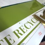 scritte adesive prespaziate